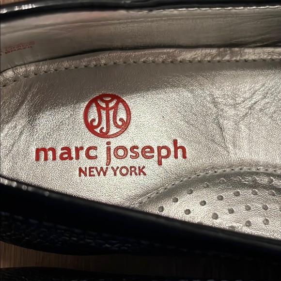 Marc Joseph Black Leather Moccasin Flats “Wall Street “ - Picture 2 of 7